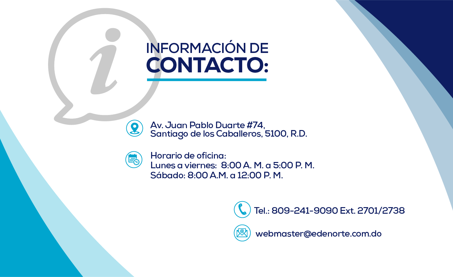 Hoario oficinas administrativo