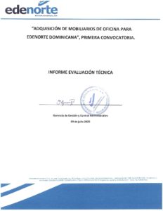 Icon of INFORME DE EVALUACIÓN TECNICA