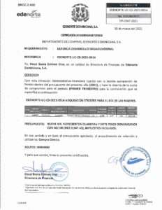 Icon of CERTIFICADO EXISTENCIA DE FONDOS CD-2021-0014