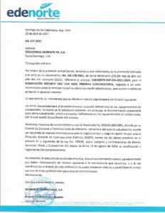 Icon of Enmienda Carta No Adj SOLUCIONES GLOBALES JM, S A.