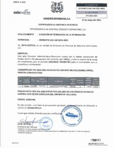 Icon of CERTIFICADO EXISTENCIA DE FONDOS CM-2021-0022