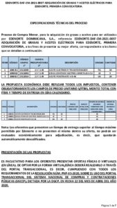 Icon of EDENORTE-DAF-CM-2021-0037 ADQUISICIÓN DE GRASAS Y ACEITES ELÉCTRICOS PARA