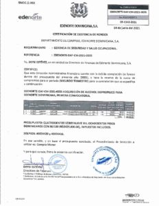Icon of CERTIFICADO EXISTENCIA DE FONDOS CM-2021-0035