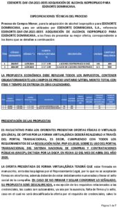 Icon of EDENORTE-DAF-CM-2021-0035 ADQUISICIÓN DE ALCOHOL ISOPROPILICO PARA