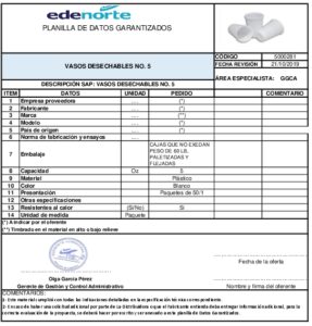 Icon of PLANILLA DE DATOS GARANTIZADOS 
                                                                           CÓDIGO             5000281