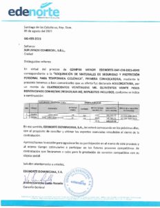 Icon of CARTA ADJ EDENORTE-DAF-CM-2021-0040  SUPLIMADE COMERCIAL, S R L