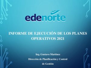 Icon of INFORME DE EJECUCIÓN DE LOS PLANES OPERATIVOS 2021