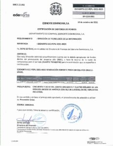 Icon of CERTIFICADO EXIST DE FONDOS PEPU-2021-0023
