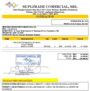 Icon of SUPLIMADE COMERCIAL, SRL
                      Calle Principal Limonal Abajo Km 9, No77, Licey, Santiago, República Dominicana