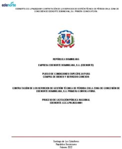Icon of EDENORTE-CCC-LPN-2022-0001 PLIEGO DE CONDICIONES