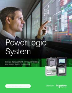 Icon of PowerLogic 
      System
      Energy management, revenue metering, 
      and power quality monitoring