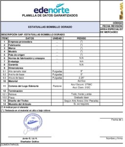 Icon of PLANILLA DE DATOS GARANTIZADOS 
                                                                                                  CÓDIGO