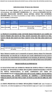 Icon of EDENORTE-DAF-CM-2022-0002 RENOVACIÓN SOPORTE ANUAL SISTEMA VSPACE PRO ENTERPRISE (NCOMPUTING).