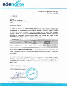 Icon of CARTA ADJ SUPLIMADE COMERCIAL SRL