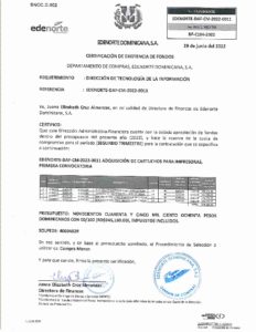 Icon of CERTIFICACION EXISTENCIA DE FONDO CM-2022-0011