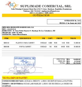 Icon of SUPLIMADE COMERCIAL, SRL
                          Calle Principal Limonal Abajo Km 9, No77, Licey, Santiago, República Dominicana