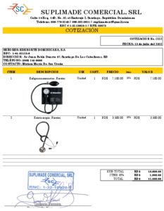 Icon of SUPLIMADE COMERCIAL, SRL
                            Calle 14 Esq.  14D, No. 32, el Embrujo I, Santiago, República Dominicana