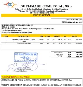 Icon of SUPLIMADE COMERCIAL, SRL                                   Calle 14 Esq.  14D, No. 32, el Embrujo I, Santiago, República Dominicana