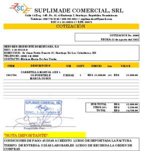 Icon of SUPLIMADE COMERCIAL, SRL
                              Calle 14 Esq.  14D, No. 32, el Embrujo I, Santiago, República Dominicana