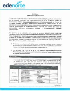 Icon of ENMIENDA EDENORTE-CCC-LPN-2022-0010
