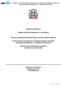 Icon of EDENORTE-CCC-LPN-2022-0004 CONTRATACIÓN DE LOS SERVICIOS DE SEGURIDAD PRIVADA CON