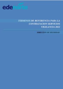 Icon of TERMINOS DE REFERENCIA PARA LA 
                        CONTRATACION SERVICIOS 
                                  VIGILANCIA 2022