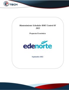 Icon of Mantenimiento Scheduler BMC Control-M 
                            
                                      2022