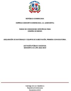 Icon of REPÚBLICA DOMINICANA 
                          
              EMPRESA EDENORTE DOMINICANA, S.A. (EDENORTE)