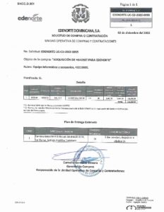 Icon of SOLICITUD DE COMPRAS EDENORTE