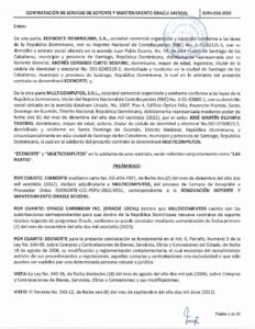 Icon of SERV SOPORTE Y MANTENIMIENTO ORACLE 6419245 MULTICOMPUTOS