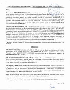 Icon of SERV SOPORTE Y MANTENIMIENTO ORACLE 5516654 MULTICOMPUTOS