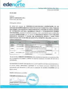 Icon of CARTA ADJ  SARITA Y ASOCIADOS, S R L , EMENDADA