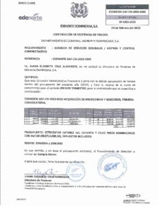 Icon of CERTIFICADO EXISTENCIA DE FONDOS CM-2023-0002