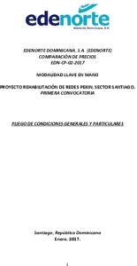 Icon of EDENORTE DOMINICANA, S.A. (EDENORTE) 
                         COMPARACIÓN DE PRECIOS 
                           EDN-CP-02-2017