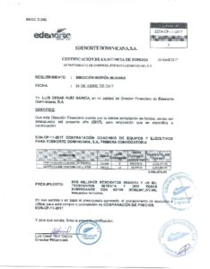 Icon of CERTIFICACIÓN DE FONDOS EDN-CP-11-2017