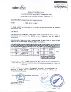 Icon of CERTIFICADO EXISTENCIA DE FONDOS EDN-CP-13-2017