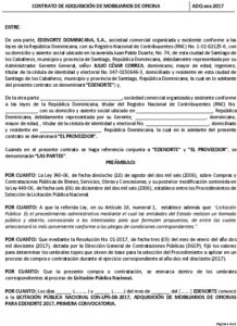 Icon of CONTRATO DE ADQUISICIÓN DE MOBILIARIOS DE OFICINA             ADQ-xxx-2017