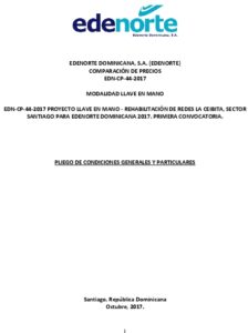 Icon of EDENORTE DOMINICANA, S.A. (EDENORTE) 
                         COMPARACIÓN DE PRECIOS 
                           EDN-CP-44-2017