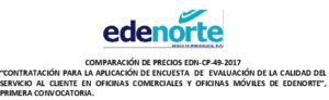 Icon of COMPARACIÓN DE PRECIOS EDN-CP-49-2017