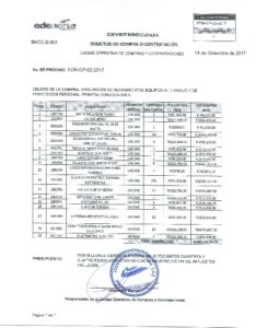 Icon of SOLICITUD DE COMPRA O CONTRATACIÓN EDN-CP-52-2017