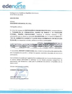 Icon of CARTA ADJUDICACION EDN-CP-52-2017, SOLUMECA