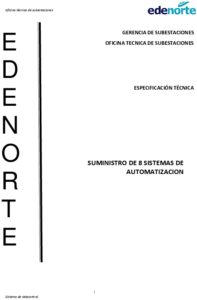 Icon of Oficina técnica de subestaciones 
              
                                                       GERENCIA DE SUBESTACIONES