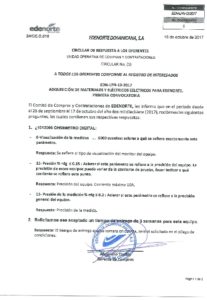 Icon of CIRCULAR DE RESPUESTA A LOS OFERENTES EDN-LPN-12-2017
