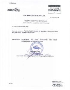 Icon of SOLICITUD DE COMPRAS EDN-CM-06-2018