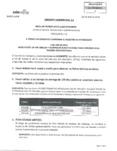 Icon of SNCC D016 Respuesta Oferentes - EDN-LPN-02-2018