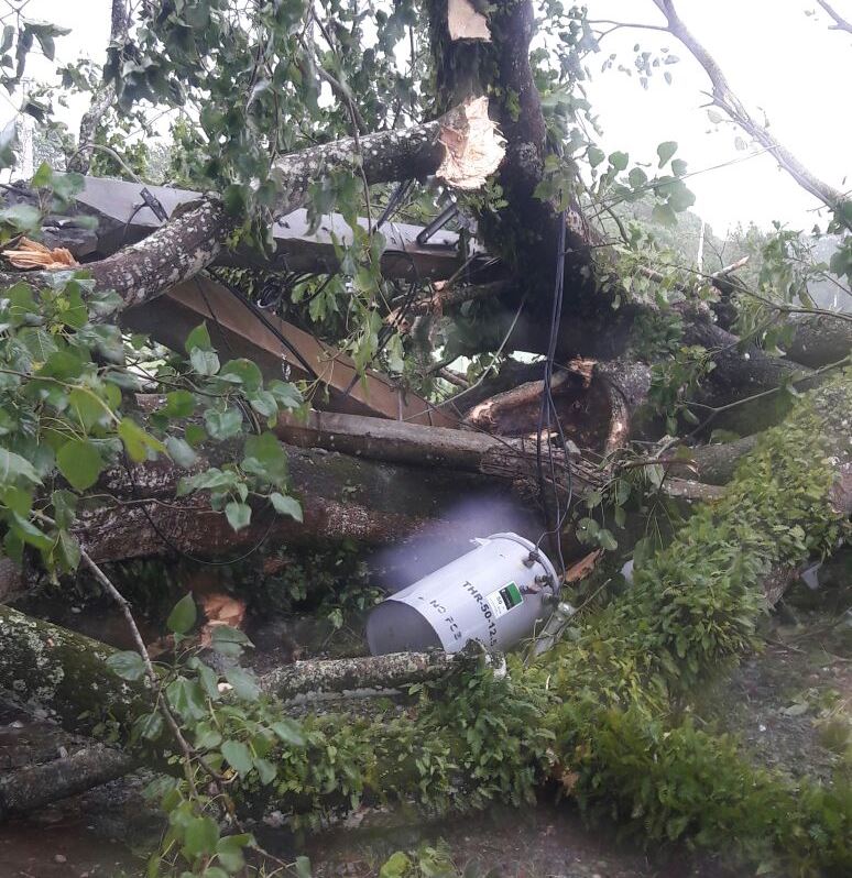 Huracán María afecta servicio eléctrico zona norte del país