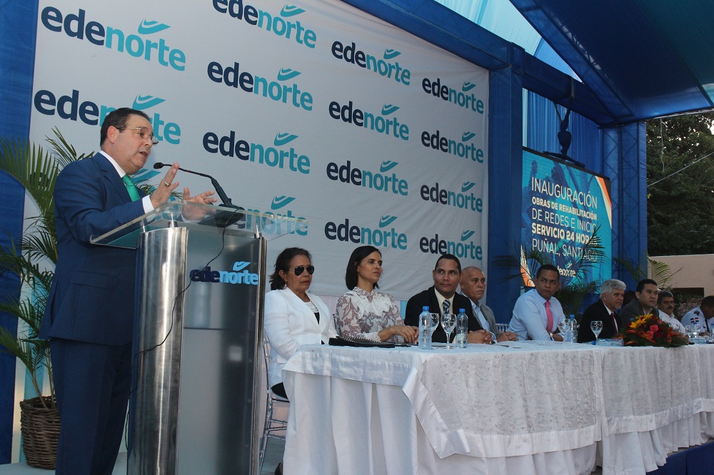 EDENORTE inauguró servicio de energía 24 horas en Puñal