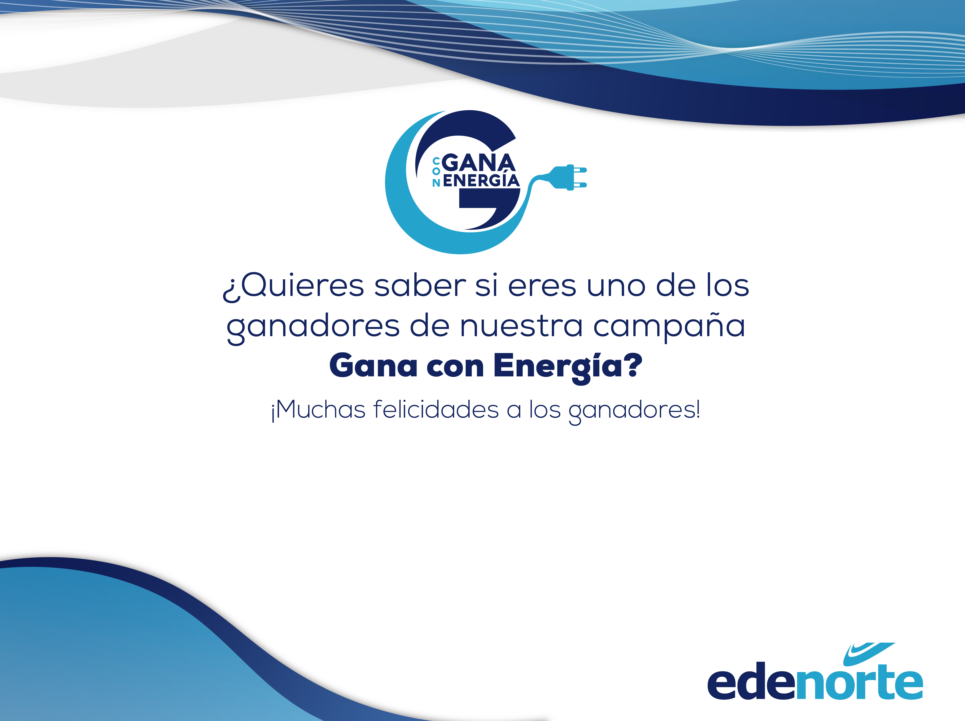 Ganadores del «Sorteo Gana Con Energía» 2019